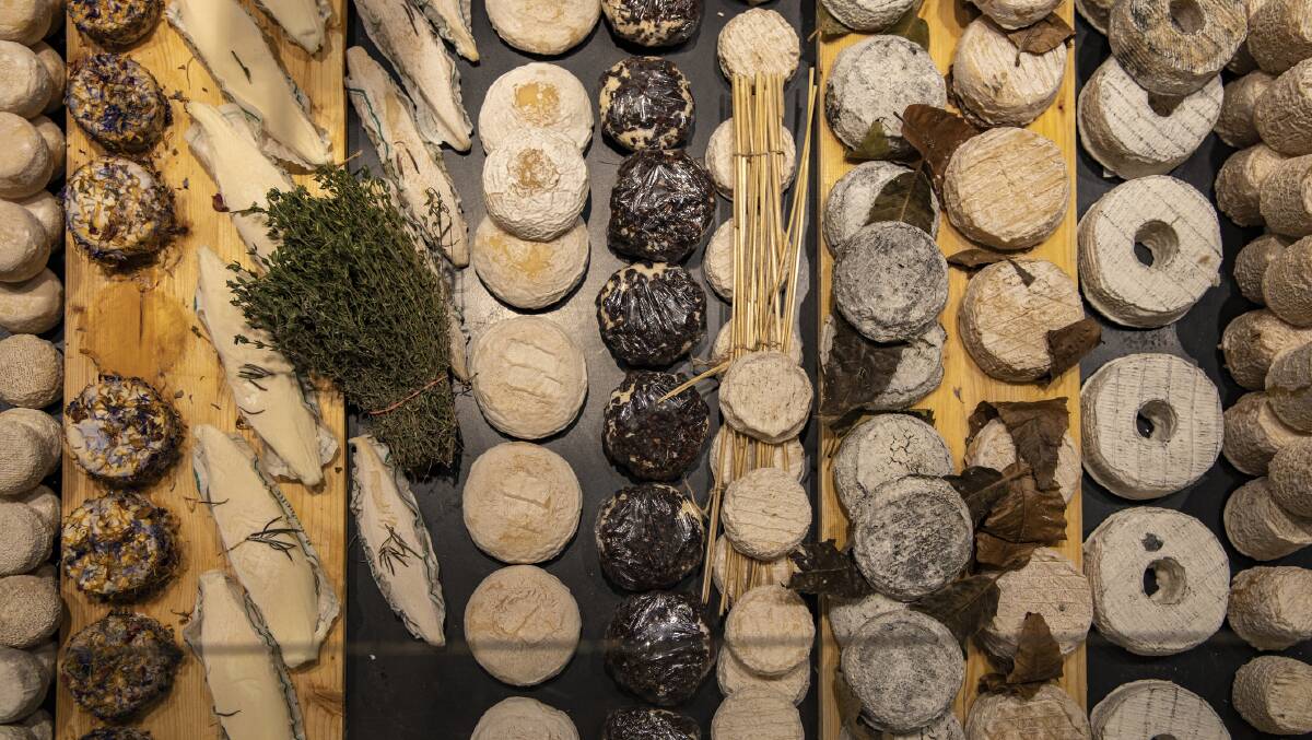 Cheese for sale at Les Halles de Lyon Paul Bocuse. Picture: Getty Images Cheese for sale at Les Halles de Lyon Paul Bocuse. Picture: Getty Images