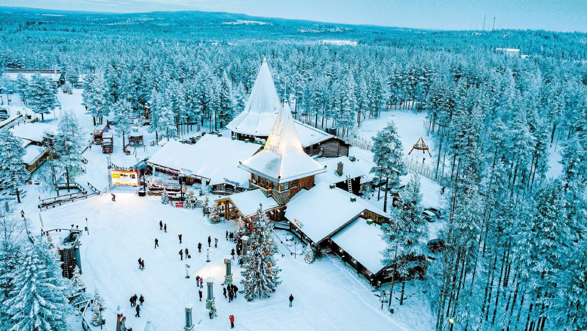 Santa Claus Village in Rovaniemi, where it's Christmas every day of the year. Picture: Shutterstock Santa Claus Village in Rovaniemi, where it's Christmas every day of the year. Picture: Shutterstock