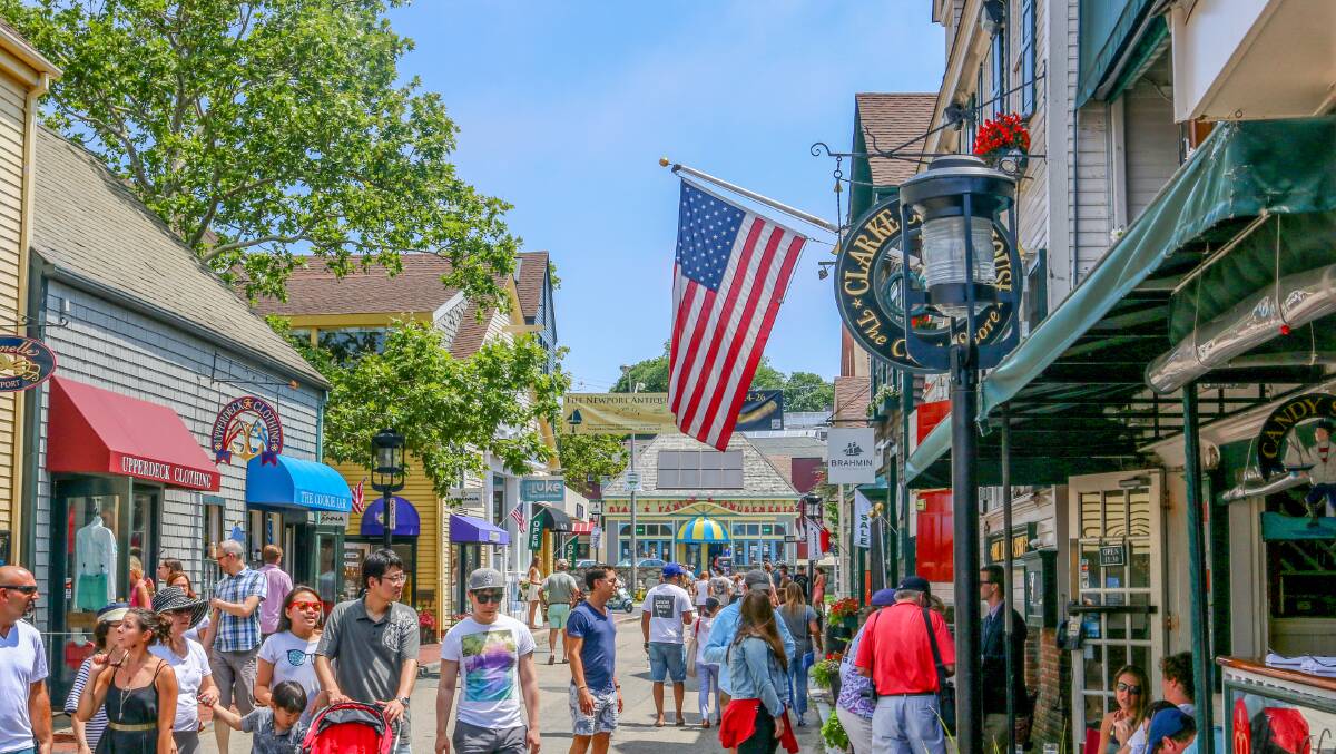 The seaside city of Newport.
