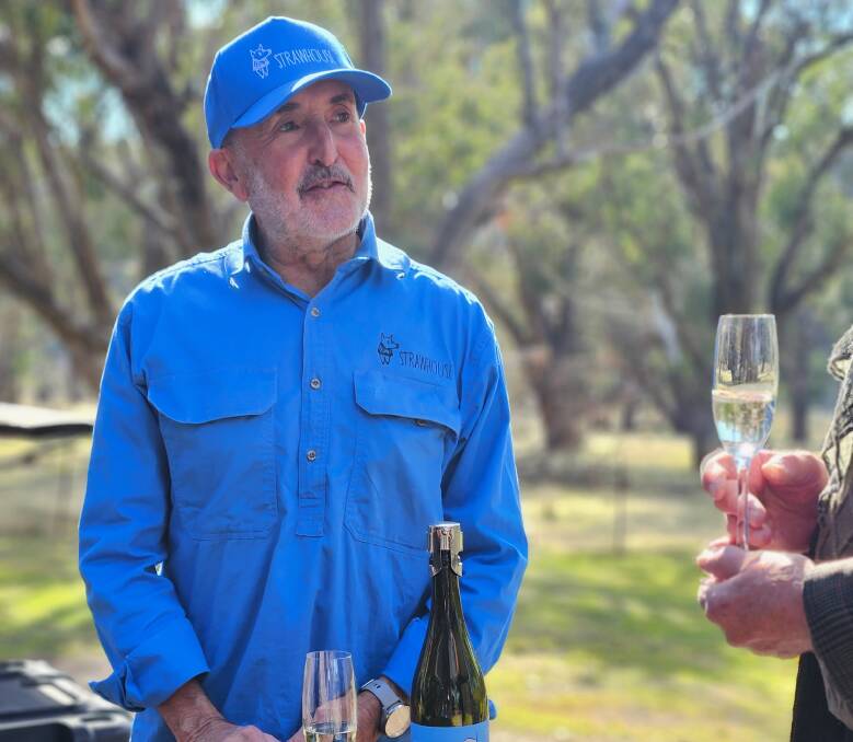 A wine tasting at Strawhouse Wines. Picture by Natascha Mirosch