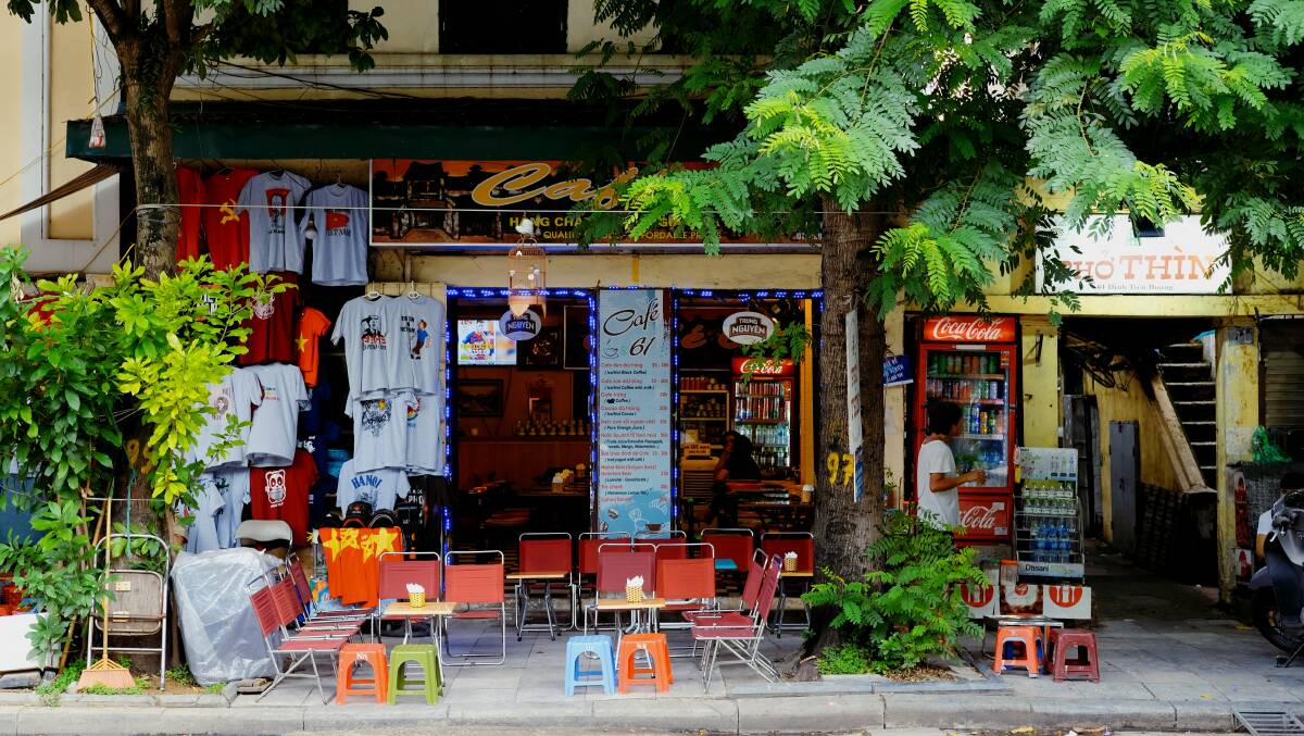 A colourful shopfront.