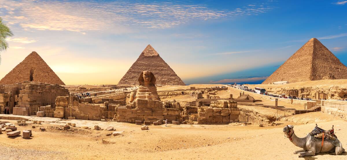 The pyramids at Giza. Picture: Shutterstock The pyramids at Giza. Picture: Shutterstock