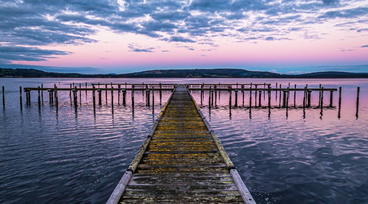 Into the beyond: Lower King jetty, Oyster Harbour. Picture: Geoff Dickson, www.navigatorphotografix.com