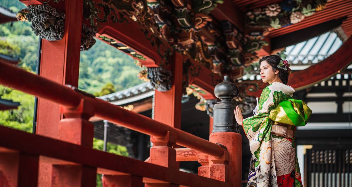 An ancient temple in Yamanashi Prefecture. Picture: JNTO An ancient temple in Yamanashi Prefecture. Picture: JNTO