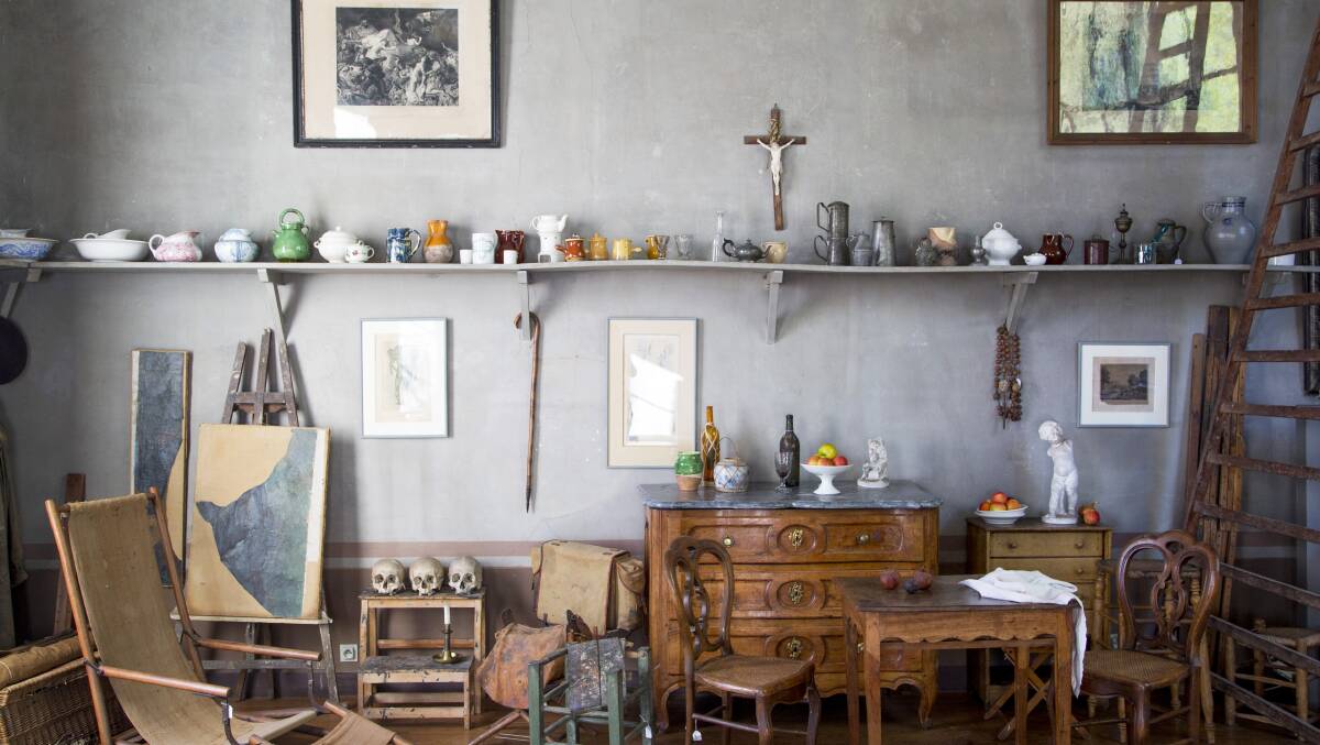 Inside Cezanne's studio. Picture: Susan Gough Henly