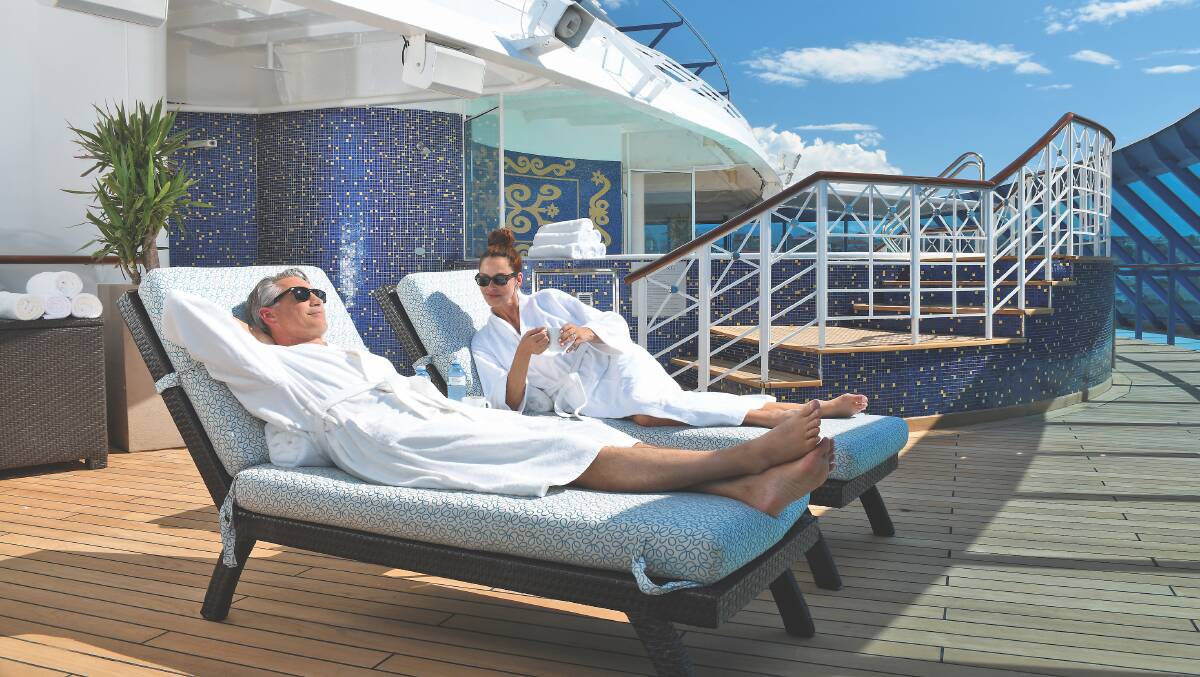 Relaxing with Oceania.