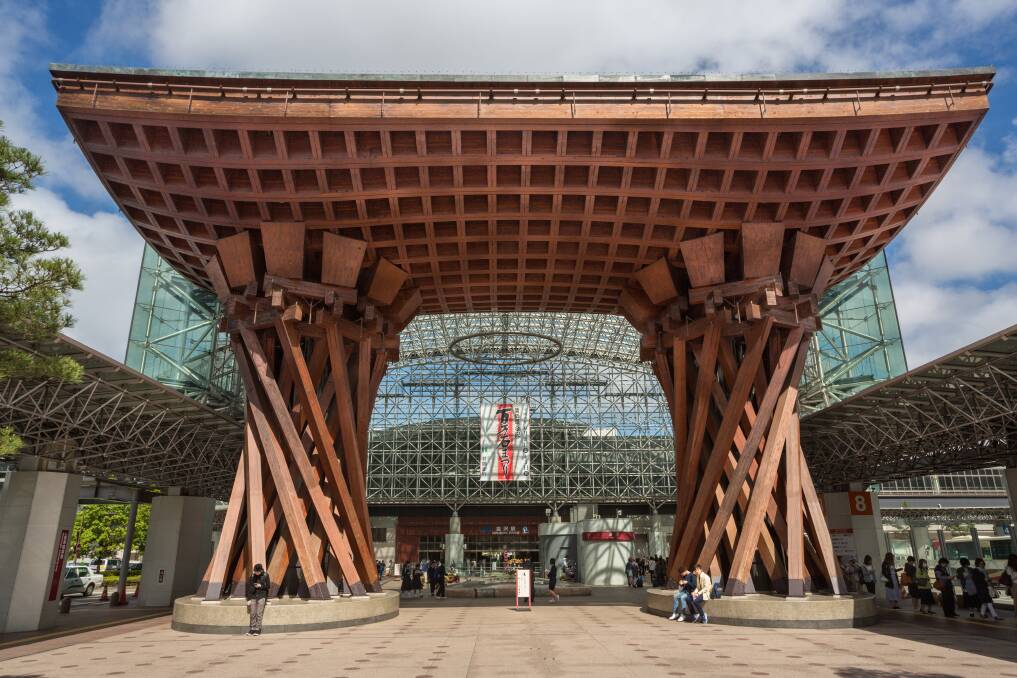 Kanazawa Station in Japan. Picture by Getty Images