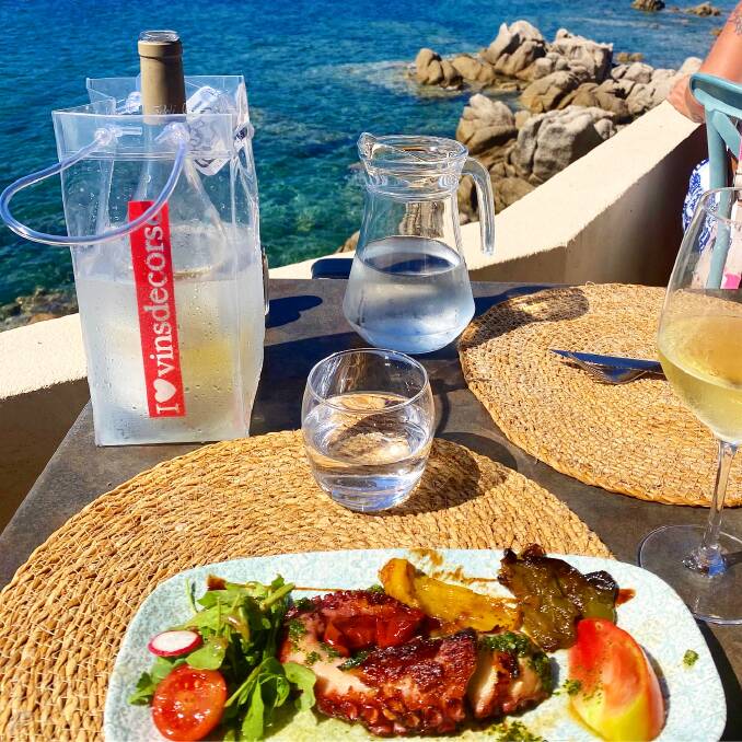 Waterfront seafood feast in Tizzano. Picture: Susan Gough Henly Waterfront seafood feast in Tizzano. Picture: Susan Gough Henly
