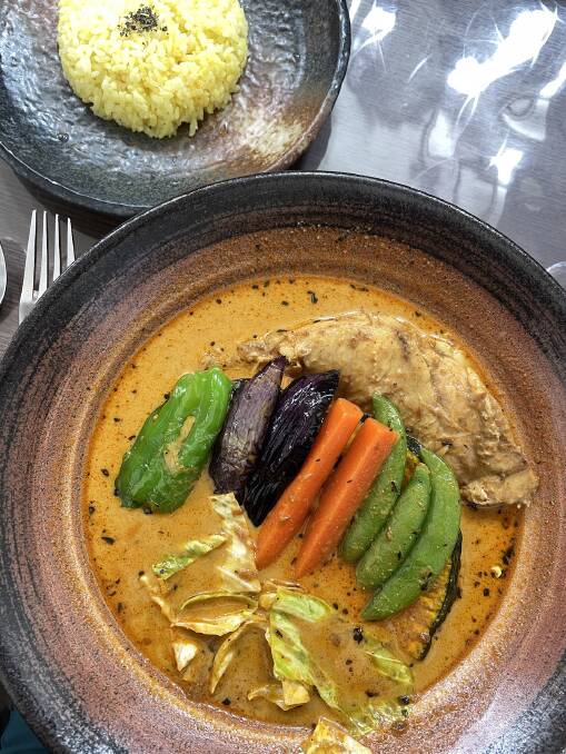 Curry soup.