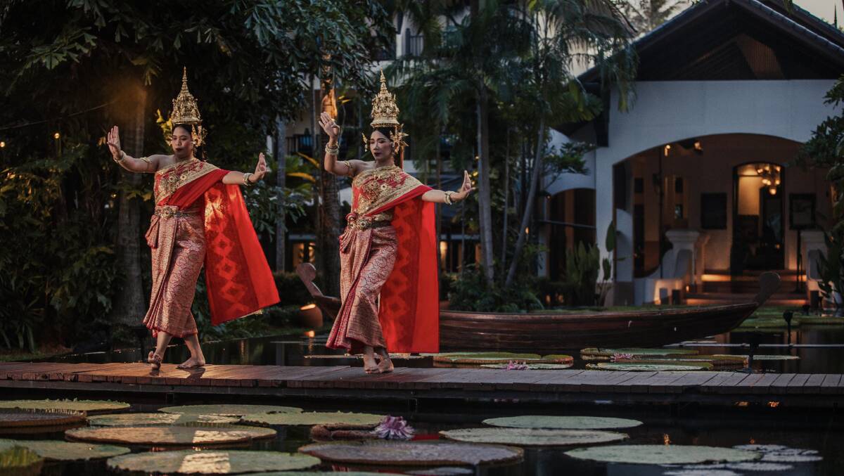 A cultural show at Anantara Bophut Koh Samui. A cultural show at Anantara Bophut Koh Samui.