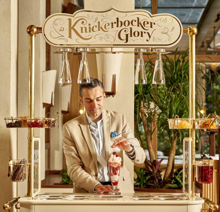 The Knickerbocker Glory trolley. The Knickerbocker Glory trolley.