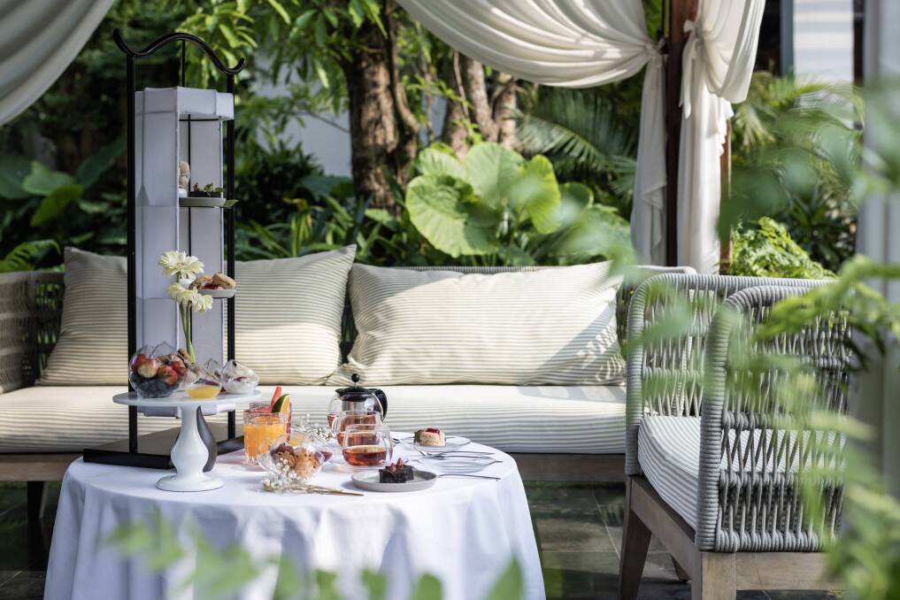 Afternoon tea at TIA Wellness Resort.