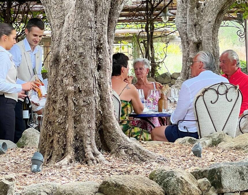 The Michelin restaurant at Domaine de Murtoli. Picture: Susan Gough Henly The Michelin restaurant at Domaine de Murtoli. Picture: Susan Gough Henly
