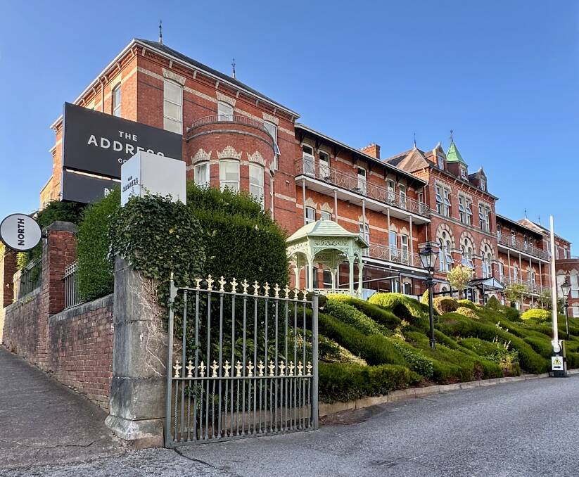 The Address hotel's red-brick exterior.