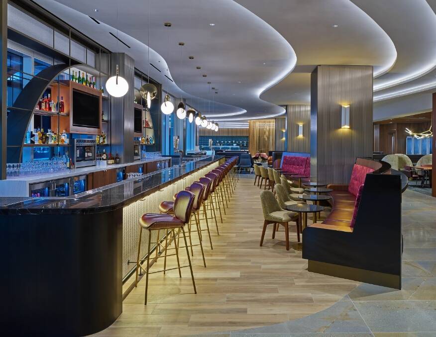 Delta's new Sky Club at Los Angeles International Airport.