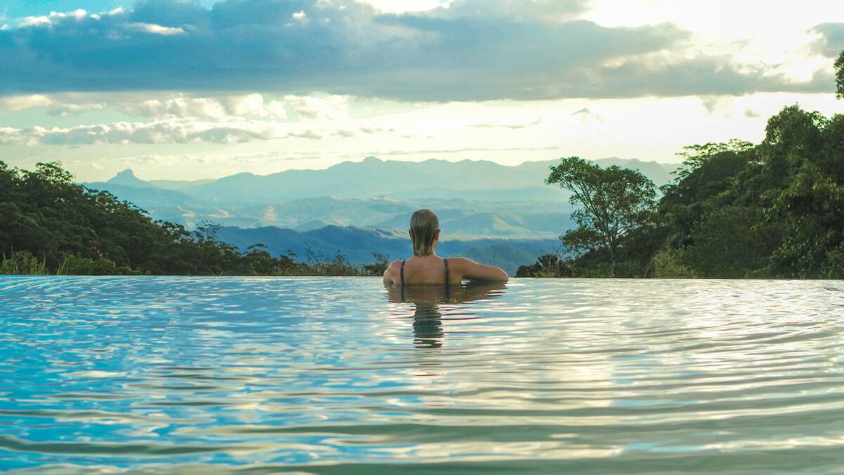 Infinity pool at O'Reilly's Rainforest Retreat. Picture: Destination Gold Coast Infinity pool at O'Reilly's Rainforest Retreat. Picture: Destination Gold Coast