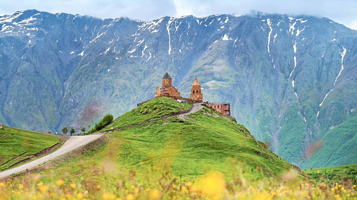 Gergeti Trinity Church. Picture by Shutterstock