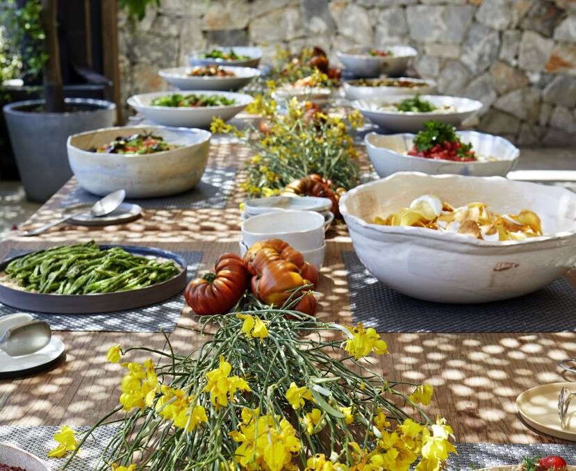 A feast is laid at Macakizi Hotel.