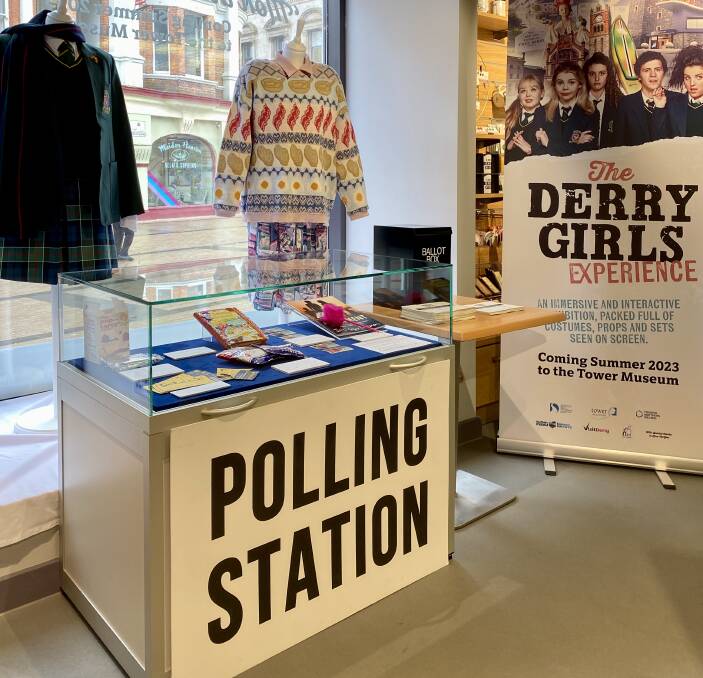 Derry Girls exhibition. Derry Girls exhibition.