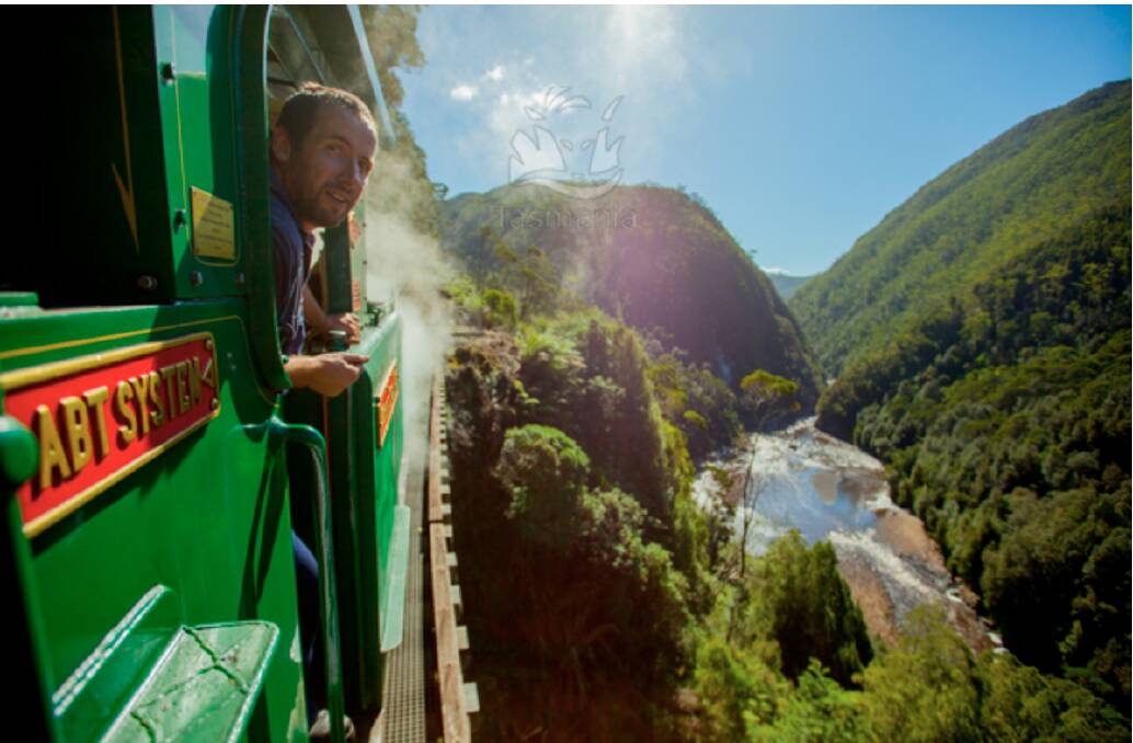 West Coast Wilderness Railway. Picture: Tourism Tasmania West Coast Wilderness Railway. Picture: Tourism Tasmania