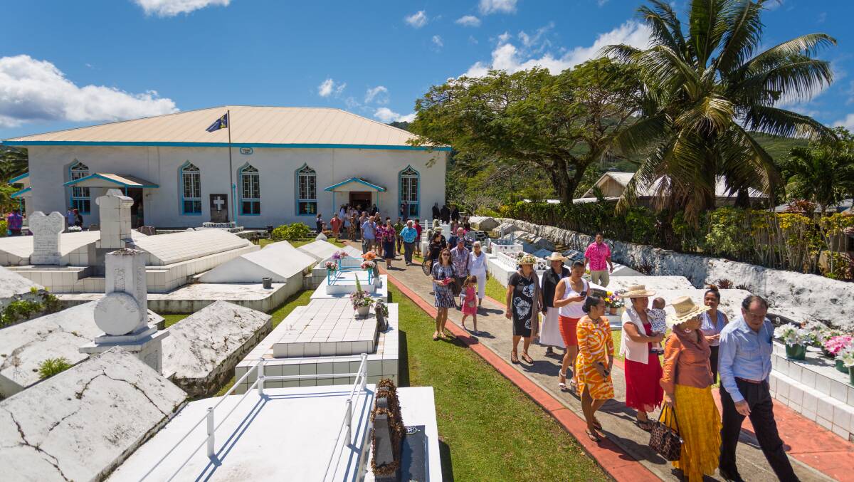 Church time. Picture: Cook Islands Tourism