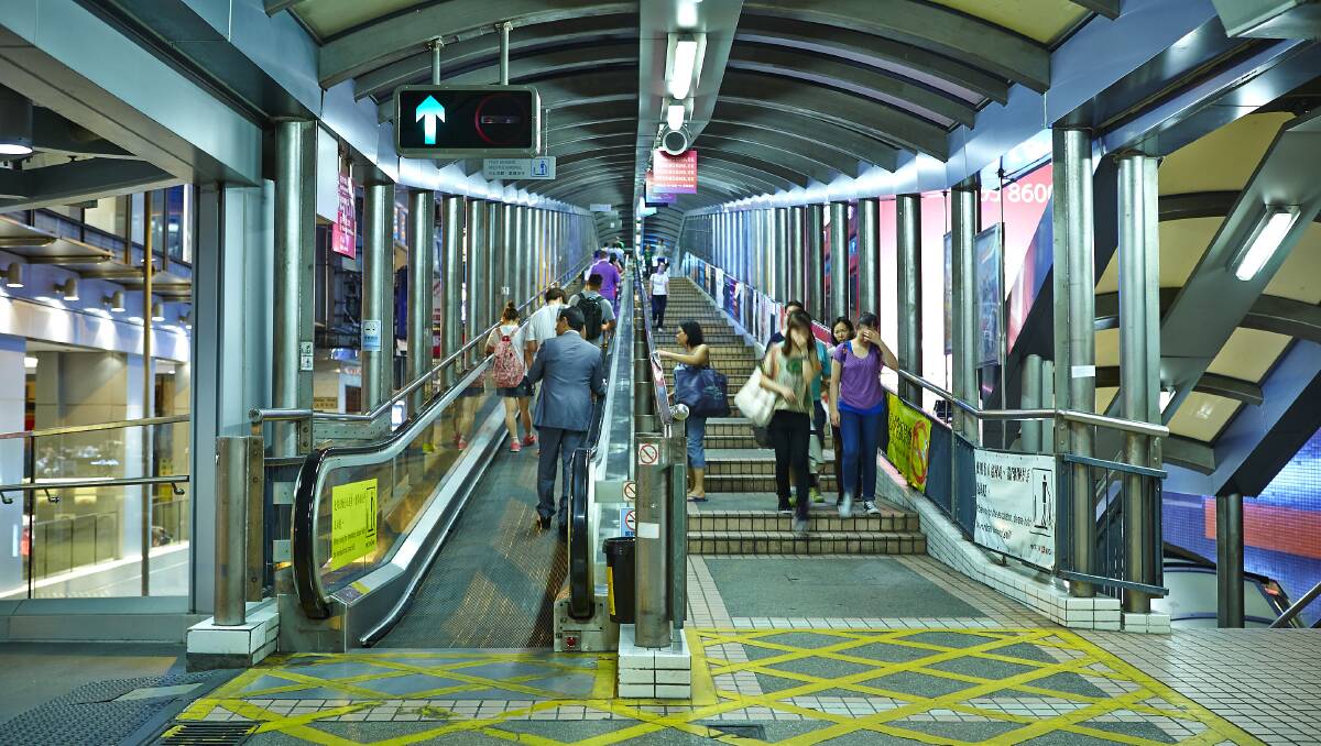 The Mid Level escalator.