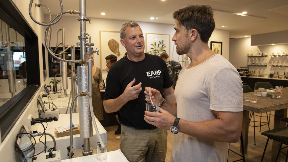 Gin tasting at Earp. Gin tasting at Earp.