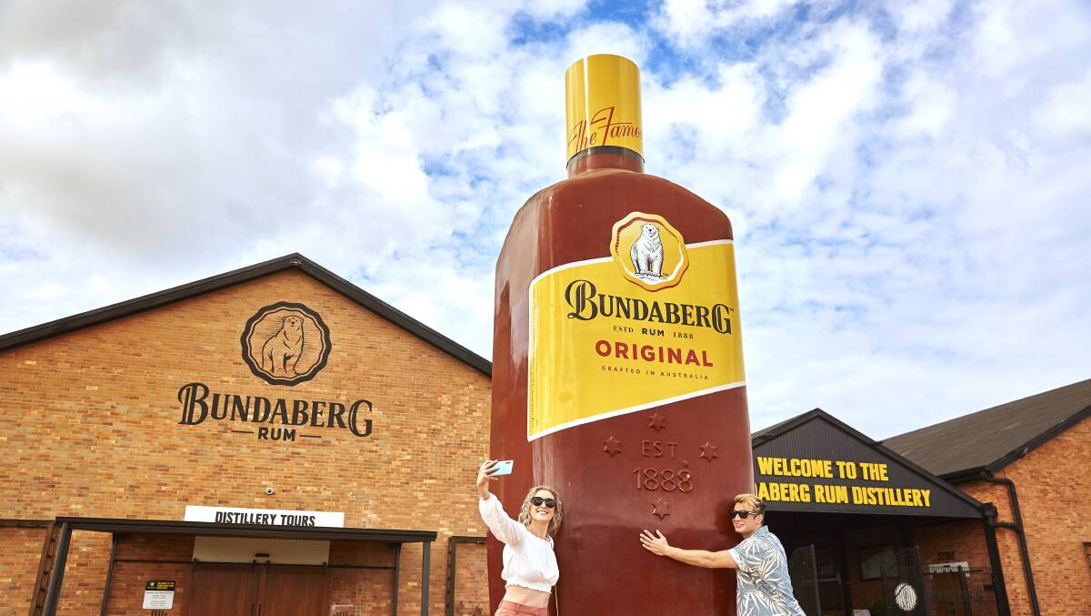 The Bundaberg Rum distillery. The Bundaberg Rum distillery.