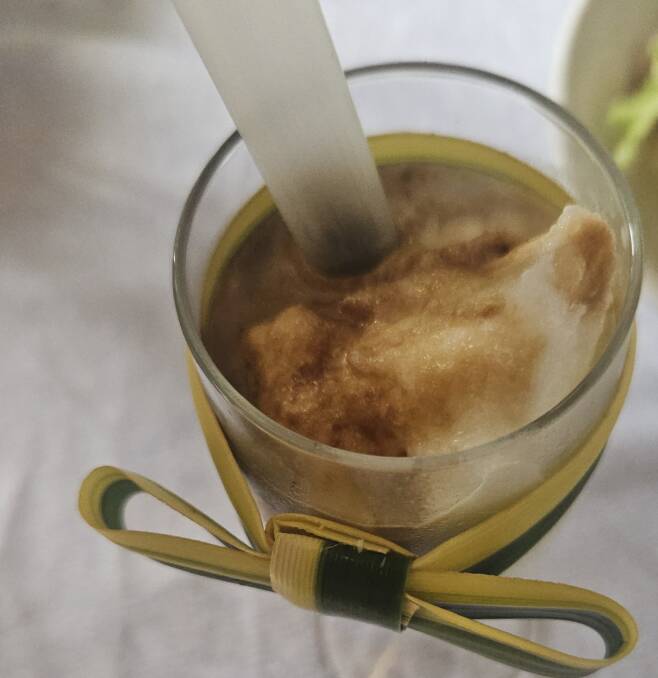 Vietnamese egg coffee.