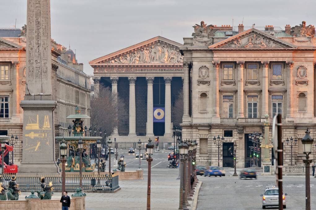 Place de la Concorde and Church of the Madeleine on the Right Bank. Picture by Getty Images