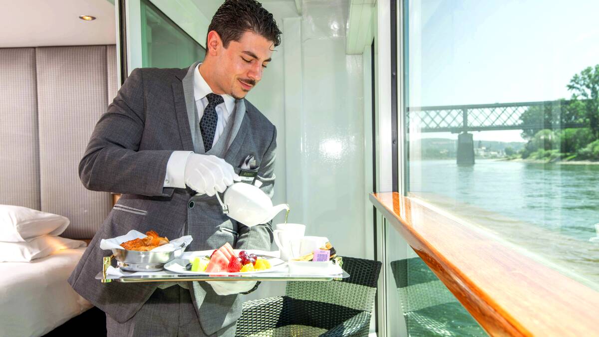 Butler service on the Scenic Pearl.