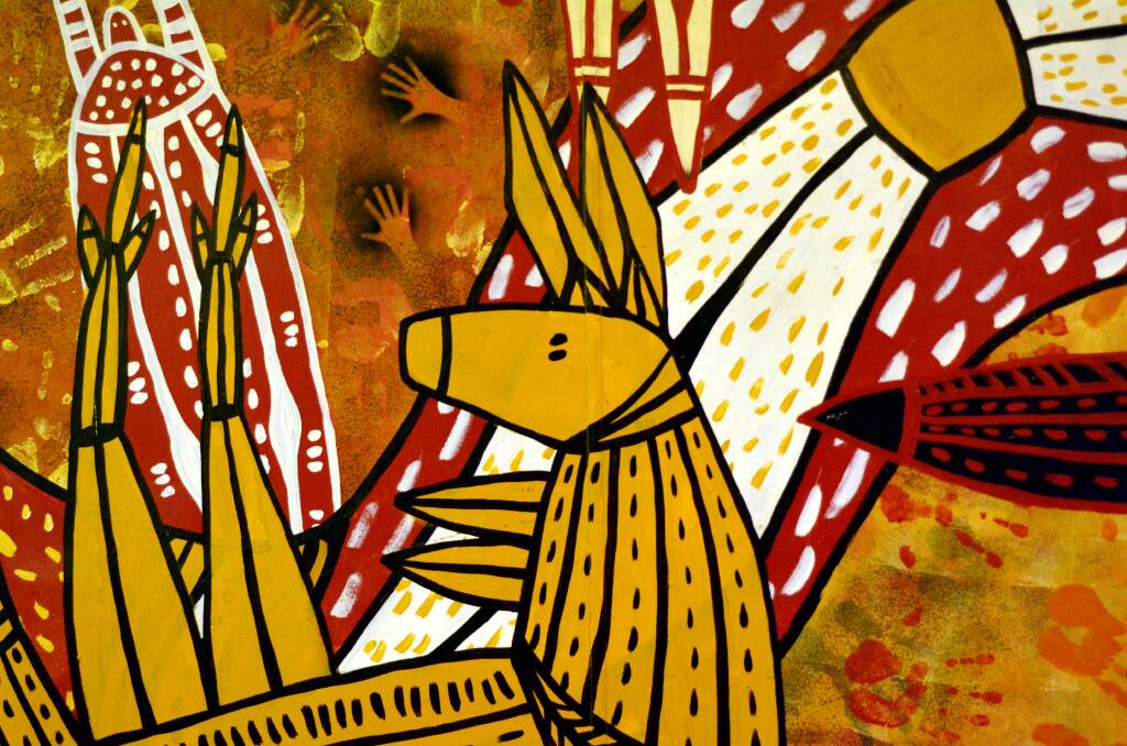 Indigenous art at the new Australian Embassy in Washington, DC. Indigenous art at the new Australian Embassy in Washington, DC.