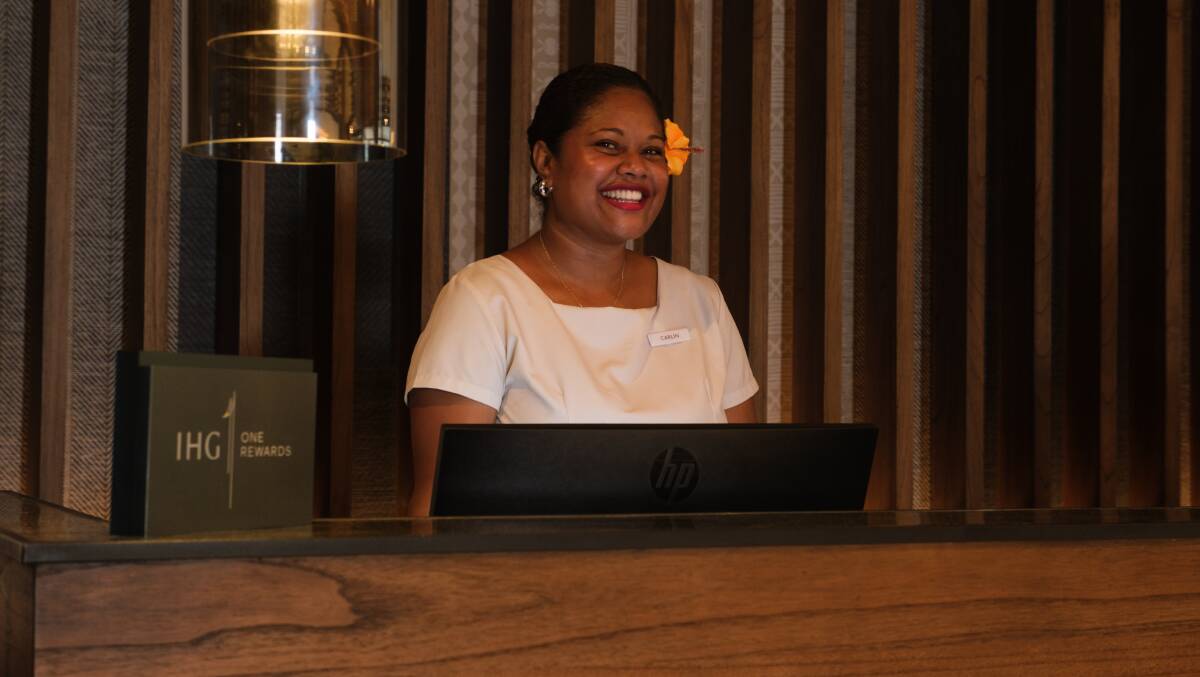 Smiling staff. Smiling staff.