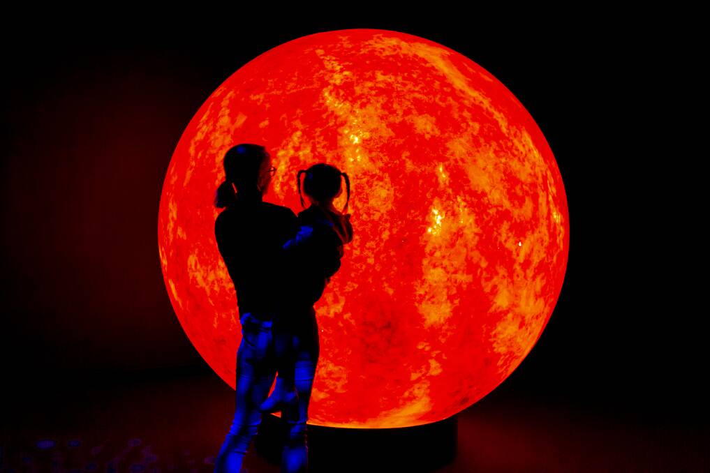 An indoor astronomy experience at Dark Sky Project. Picture: Rachel Gillespie