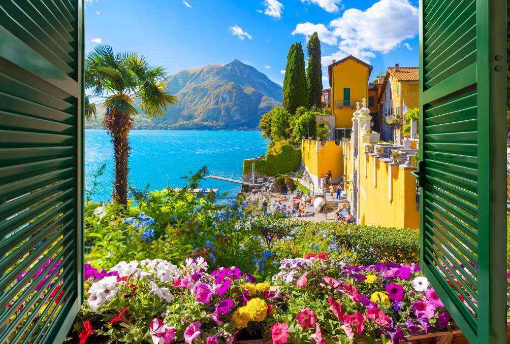 Views over Varenna on the shores of Lake Como. Picture: Getty Images