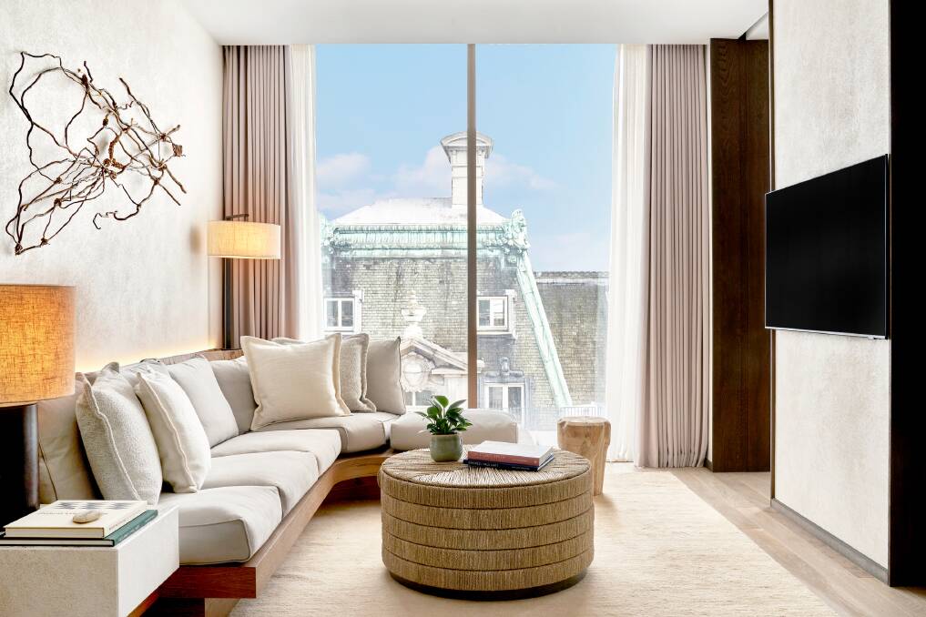 A one-bedroom suite. A one-bedroom suite.