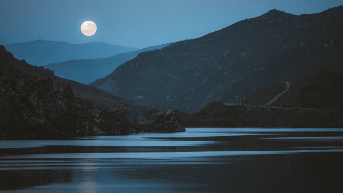 Lake Dunstan by moonlight. Picture: Will Nelson Lake Dunstan by moonlight. Picture: Will Nelson