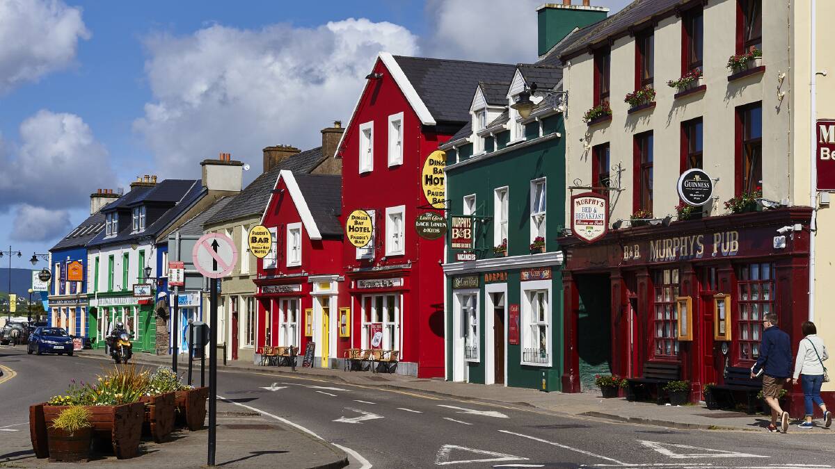 The colourful streets of Dingle. Picture: Getty Images