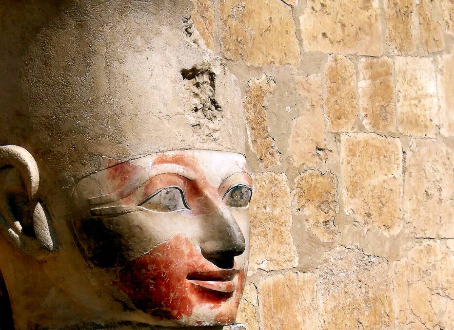 A statue in the Temple of Queen Hatshepsut. Picture: Getty Images A statue in the Temple of Queen Hatshepsut. Picture: Getty Images