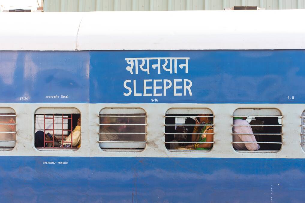 A sleeper train carriage in India. Picture by Getty Images A sleeper train carriage in India. Picture by Getty Images