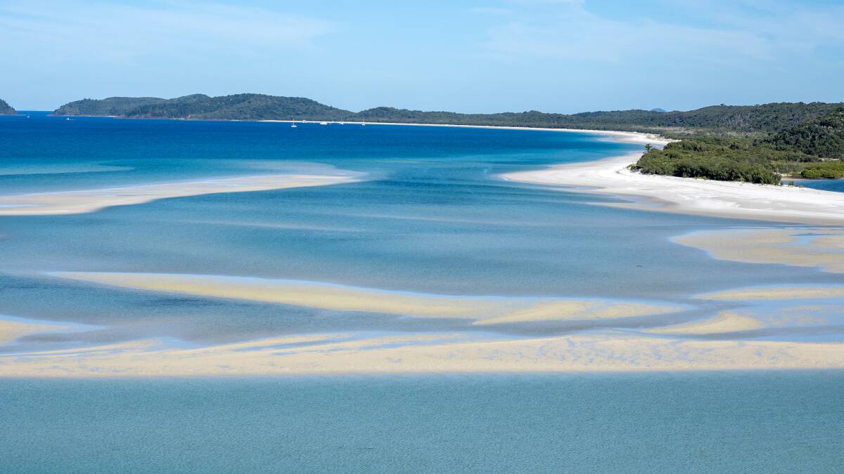 Hill Inlet and Whitehaven Beach. Picture by Andrew Bain