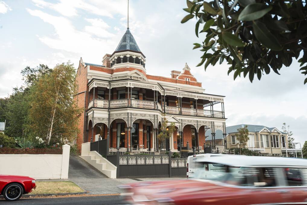 The hotel's historic facade. The hotel's historic facade.