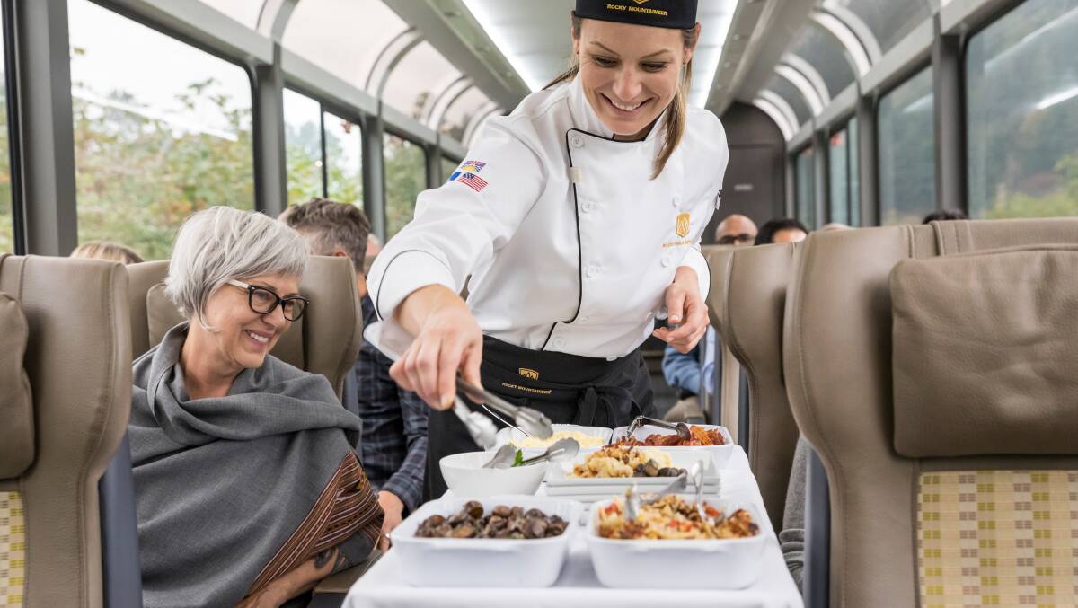 Onboard service. Onboard service.