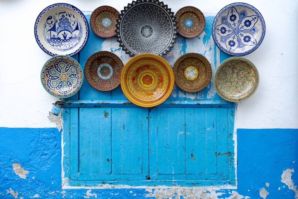 Moroccan ceramics in Asilah medina. Picture: Getty Images Moroccan ceramics in Asilah medina. Picture: Getty Images