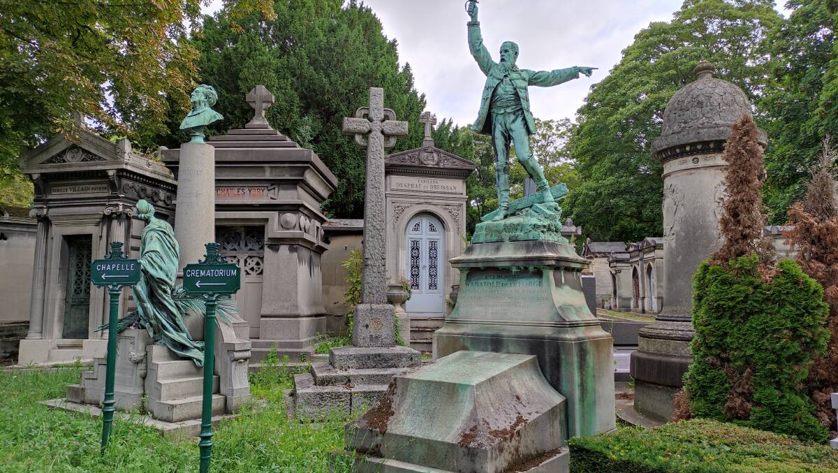 Paris's cemeteries have plenty to grab the attention. Picture: Steve McKenna Paris's cemeteries have plenty to grab the attention. Picture: Steve McKenna