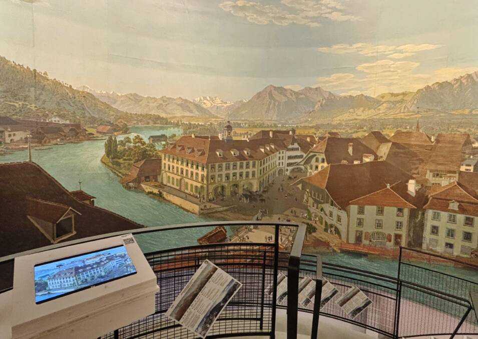 Thun-Panorama - a spectacular 360-degree painting of the town. Picture by Carrie Hutchinson Thun-Panorama - a spectacular 360-degree painting of the town. Picture by Carrie Hutchinson
