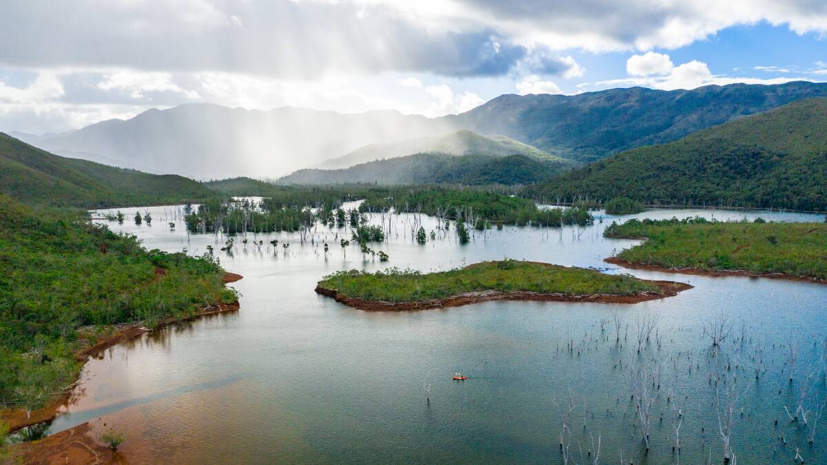 Kayaking in Blue River Park. Picture by New Caledonia Tourism