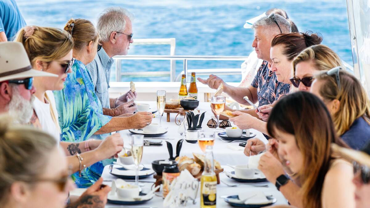 Life's a bowl of lobsters at Australia's freshest seafood lunch
