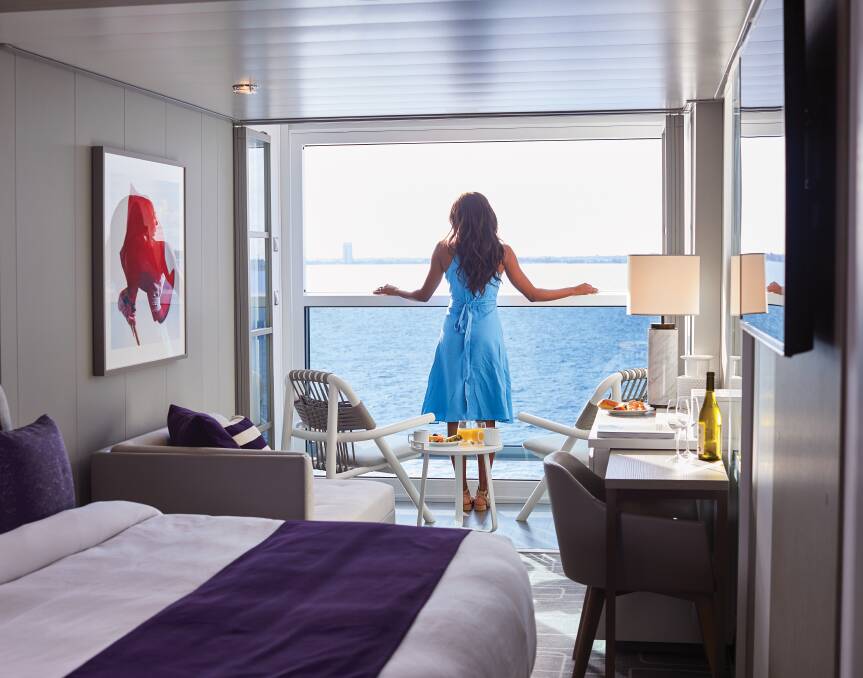 A veranda stateroom.