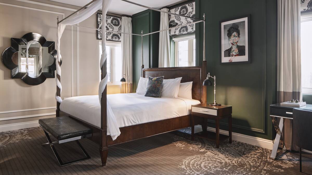 Inside one of the spacious guestrooms. Inside one of the spacious guestrooms.